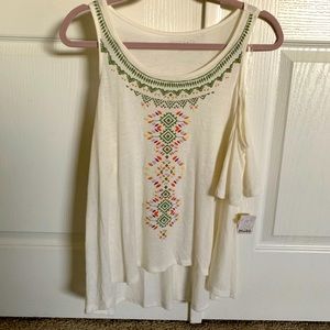 Mudd Bohemian Flowy Top